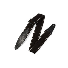 MSSC80-BLK Country/Western Series Ремень для гитары, хлопок, черный, Levy's MSSC80-BLK Country/Western Series Ремень для гитары, хлопок, черный, Levy's