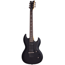 Schecter DEMON S-II ABSN Гитара электрическая, 6 струн, цвет: чёрный сатин