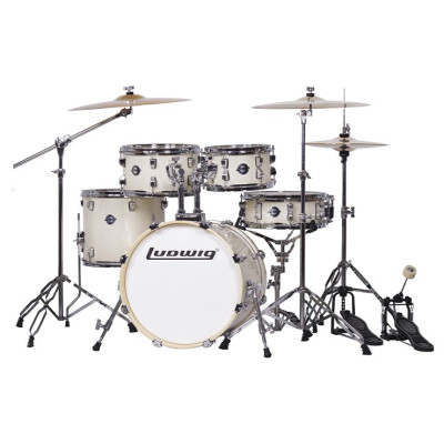 LC197-2 Accent Pro Барабанная установка, белая, 2 коробки, Ludwig