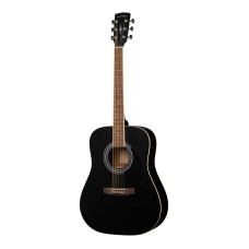 W81-WBAG-BKS Акустическая гитара, черная, с чехлом Parkwood