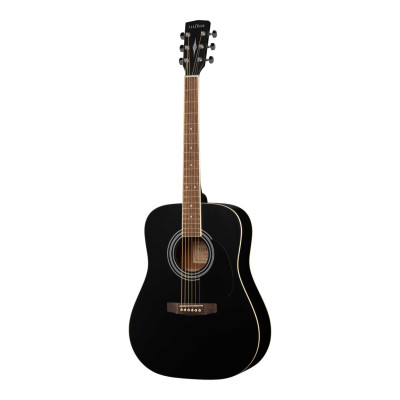 W81-WBAG-BKS Акустическая гитара, черная, с чехлом Parkwood
