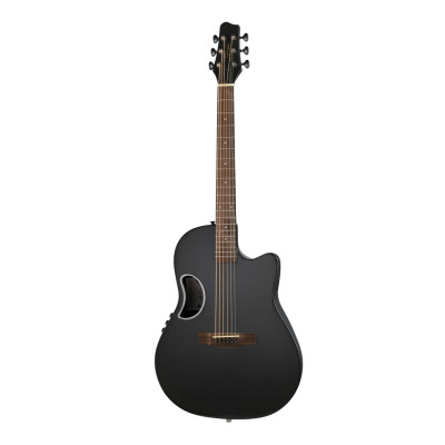 CE-2021-CF Электро-акустическая гитара, чёрная,Smiger