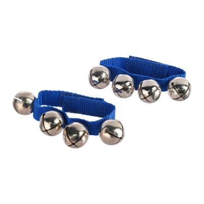 WRB-425 Колокольчики круглые d25мм 4 штуки на ремешке на запястье. DADI