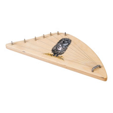 GU-50.79.07.11201 Гусельная дощечка Ёжик, светлый с рисунком, Гусельник GU-50.79.07.11201 Гусельная дощечка Ёжик, светлый с рисунком, Гусельник