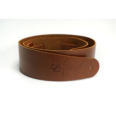 MB6061-116 Ремень для гитары, кожаный, коньяк, Mamba straps