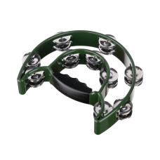 ATB002A Тамбурин "Двойной полукруг", 20 пар бубенцов, Alice