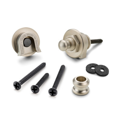 14010701 Security Lock Крепление для ремня с блокировкой, для гитары, матовый, Schaller