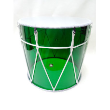 MZ-B13GplexKW-M Барабан кавказский 13", со звукоснимателем, зеленый прозрачный в чехле, MEZZO