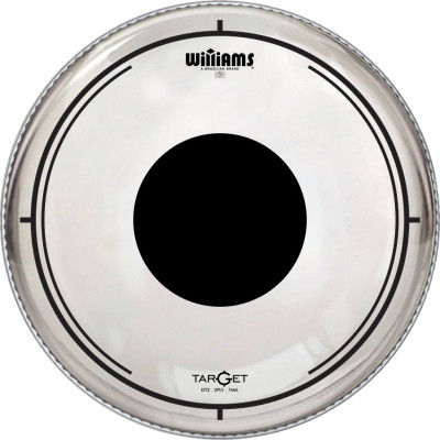 DT2-7MIL-10 Target Dot Series Clear Пластик для том-барабана 10", прозрачный, Williams