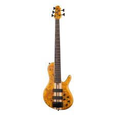 A5-Plus-SC-AOP Artisan Series Бас-гитара 5-струнная, цвет янтарь, с чехлом Cort
