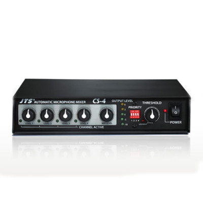 JTS CS-4 Автоматический микрофонный микшер для конференц.систем, 4 канала, три режима работы