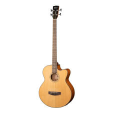 AB850F-NAT-BAG Acoustic Bass Series Электро-акустическая бас-гитара, с вырезом, цвет нат-й, Cort AB850F-NAT-BAG Acoustic Bass Series Электро-акустическая бас-гитара, с вырезом, цвет нат-й, Cort