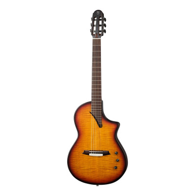 Hispania-Sunburst Классическая гитара со звукоснимателем, санберст, Martinez