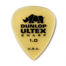 433P1.0 Ultex Sharp Медиаторы 6шт, толщина 1,00мм, Dunlop