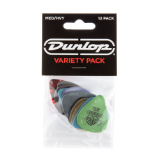 PVP102 Набор медиаторов Guitar MED/HVY Pick Variety Pack 12шт, средние/толстые, Dunlop