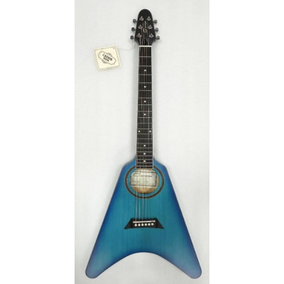 CAV-20 Электро-акустическая гитара, голубая, Caraya