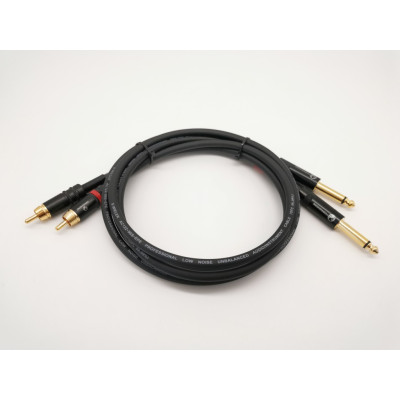 E57-2RCA-2J-0300-0 Кабель аудио 2хRCA-2хJack, 3м, ZZcable