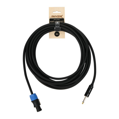 SC225-SPPJ-6m Кабель для гитарного усилителя, 2х2,5мм, Speakon-Powerjack, 6м, SHNOOR
