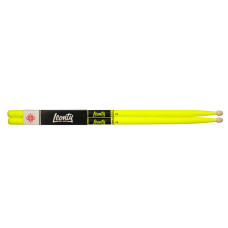 LFL7A Fluorescent Lemon 7А Барабанные палочки, граб, деревянный наконечник, Leonty