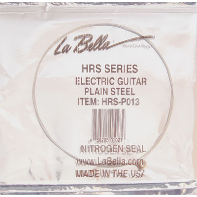 HRS-P013 Отдельная струна для электрогитары, сталь, 013, La Bella