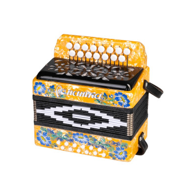 S20XL-C-YL Гармонь "Ромашка" 15х12-I, желтая, Шуйская гармонь