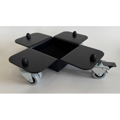 AGPST-2BK Комплект транспортировочных роликов для концертного рояля (3шт), черный, Aurora