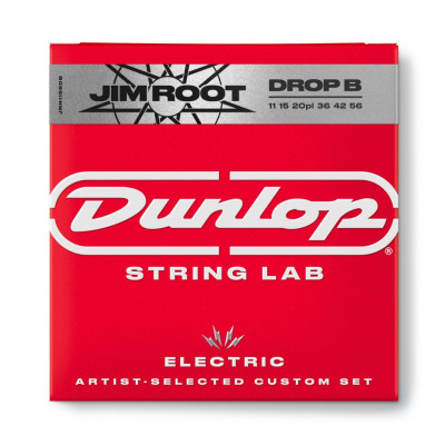 JRN1156DB Jim Root Комплект струн для электрогитары, никелированные, 11-56, Dunlop