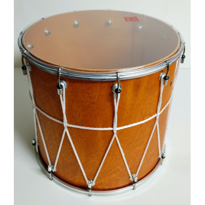 BK-14Nv Барабан кавказский 14" с верёвкой, цвет орех, Мастерская Бехтеревых