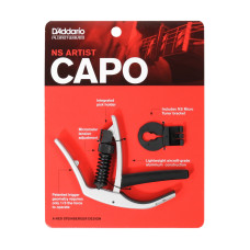 PW-CP-10S NS Artist Capo Каподастр для гитары, серебристый, Planet Waves