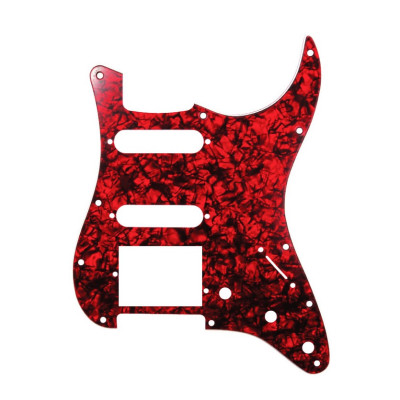 DPP-ST-RDP-HSS Защитная накладка электрогитары Stratocaster, HSS, красная, D'Andrea