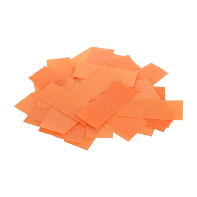 OPCO Бумажное конфетти 20х50мм, оранжевый, упаковка 1 кг, Foix