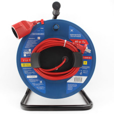 PC20202 PowerCube Удлинитель на катушке 10А/2,2 кВт, 2х1мм2, 40м, Электрическая мануфактура