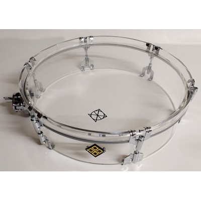 TBAp-1403 Compact Компактный том барабан из акрила 14"х3", с кронштейном, Мастерская Бехтеревых