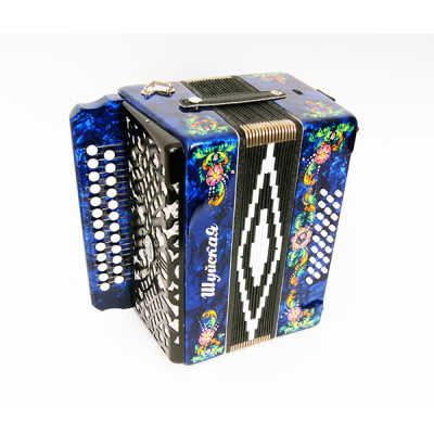 S51XL-A-BL Гармонь "Шуйская" 25х25-III, синяя, Шуйская гармонь