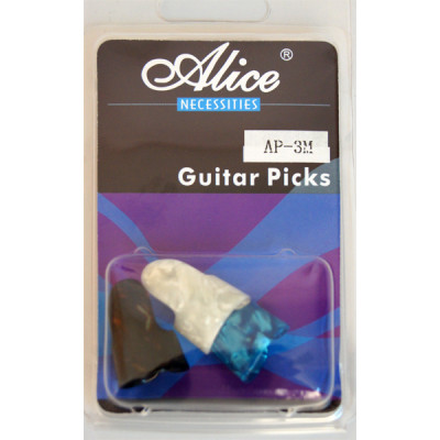 AP-3M Упаковка медиаторов на небольшой палец, 3шт, Alice