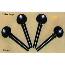 VP01E-1/8 Колок для скрипки, швейцарская модель, черное дерево, WBO VP01E-1/8 Колок для скрипки, швейцарская модель, черное дерево, WBO