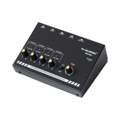 MIX400 Микшер, 4 канала, N-Audio