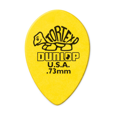 423R.73 Tortex Small Teardrop Медиаторы, 36шт, м/капля, толщина 0.73мм, Dunlop