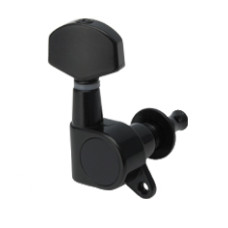 J-02-BK-6 Колки для гитары 6л, черные, Metallor