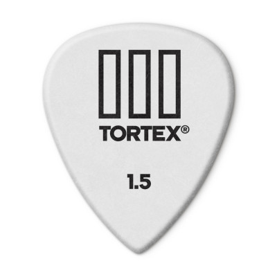 462P1.50 Tortex III Медиаторы 12шт, толщина 1,50мм, Dunlop