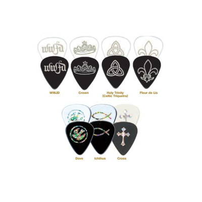 RPCHT CHRISTIAN Упаковка медиаторов 12шт, тонкие, D'Andrea