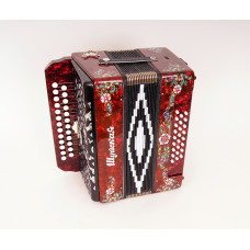 S32XL-A-RED Гармонь "Шуйская" 25х25-III-2, красная, Шуйская гармонь S32XL-A-RED Гармонь "Шуйская" 25х25-III-2, красная, Шуйская гармонь
