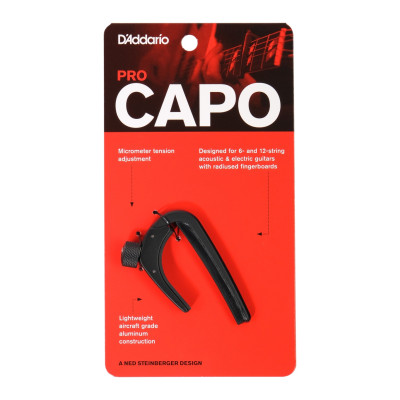 PW-CP-02 NS Capo Каподастр для гитары, черный Planet Waves