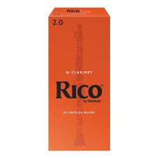 RCA2520 Rico Трости для кларнета Bb, размер 2.0, 25шт, Rico