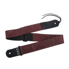 MZ-RG-5bur-1 Ремень для гитары, бордовый, MEZZO
