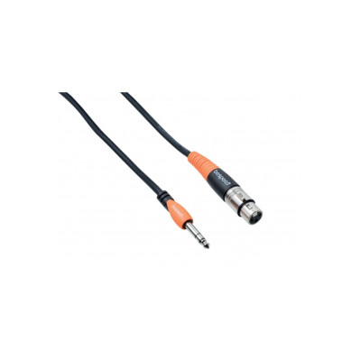 BESPECO SLSF900 Кабель готовый микрофонный серии "SILOS", JACK stereo - XLR3F, длина 9м