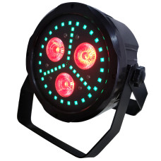 XLINE Light DISCO PAR S45 Светодиодный прибор. Источник света: 3х18 Вт RGBWAV + 45x0.5 Вт светодиод