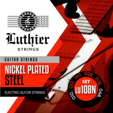 LU-108N Комплект струн для электрогитары, никелированные, 10-48, Luthier