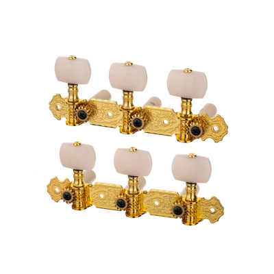 AOS-020B1P Комплект колковой механики для классической гитары, с втулками, Alice