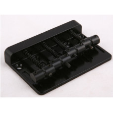 BB-02-BK Бридж (струнодержатель) бас-гитары, черный, Metallor